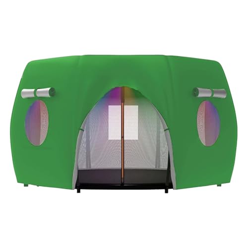 Tienda de campaña para cama elástica que evita quemaduras y lluvia en jardín