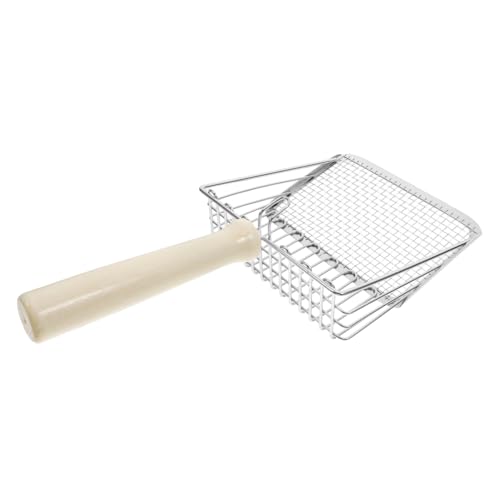BESPORTBLE Cat Litter Shovel Cat Dog Poop Scoop Cat Litter Spoon Chicken Coop Sifting Shovel Scooper Cat Litter Scooper Metal Cat Essentials Stainless Steel