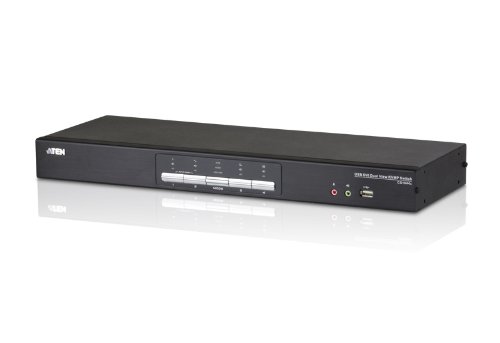 Preisvergleich Produktbild ATEN CS1644A 1U Schwarz Tastatur / Video / Maus (KVM)-Switch, CS1644A