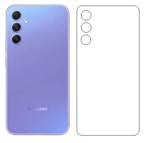 HOBBYTRONICS Samsung A34 Back Screen Guards Back Skin Rear Screen Protector Unbreakable Flexible Transparent Not a Tempered Glass for Samsung A34 (B0C59G3VQN) Amazon Price History, Amazon Price Tracker
