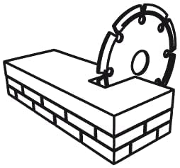 Disco diamantato, 115 22.2 mm, Turbo GRAPHITE