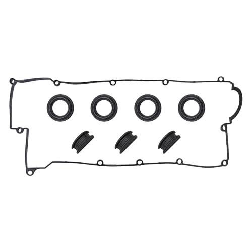Image of VS50583R Valve Cover Gasket Set 22441-23800 2244323001 2244223500 | Fit for Hyundai Elantra Tiburon Tucson Kia Spectra Sportage Spectra5 2.0L 2003-2012 Replace 22443-23000 2244323000 VS50409S