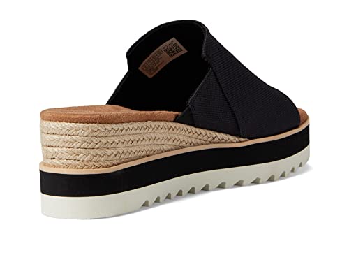 Image of TOMS Women's, Diana Mule Platform Sandal, Black, 9