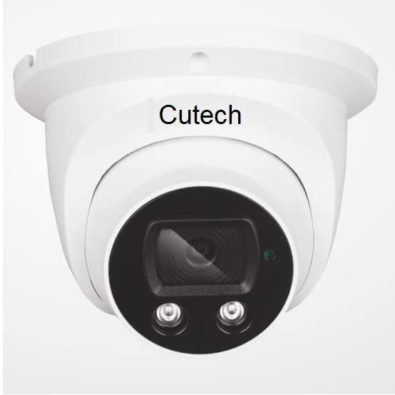 Image of CuTech Wireless 3MP 3K Pro HD Wi-Fi Smart Home Security Dome Camera| 8X Digital Zoom| 2-Way Audio| Night Vision| Motion