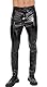 Ausing Latex Herren Hosen Kunstleder Hosen Casual Stretch Slim Fit Hose Leder Herren Lederhose Eng Nachtclub Bar Kleidung Clubwear Schwarz XL