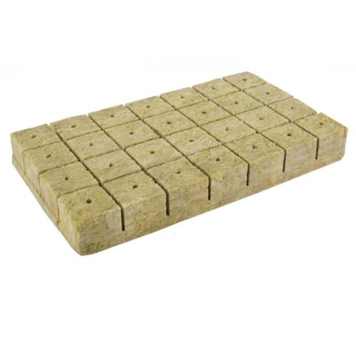 SAROAD Bloque de Plantación Hidropónica Bloque de Plantación Matriz Sin Suelo Bandeja de Tapones de Lana de Cultivo en Bloque de Plántulas