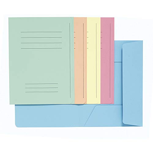 Exacompta 235000E Cartelle Con Alette, 24X32 Cm, Multicolore