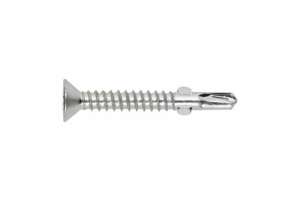 INDEX ATA6360 - Tornillo samonadrante con broca z tyłu alas, cabeza avellanada y huella Tx. Cincado (6,3 x 60, 250 ud.)