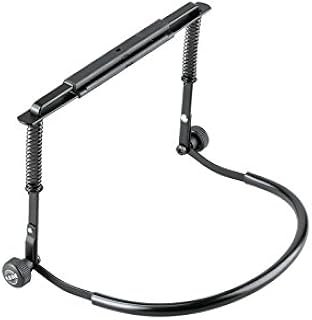 K&M Konig & Meyer 16416.000.55 Harmonica Holder | Industry Standard | Hands Free Harp Neck Brace | Sturdy Adjustable Frame | Professional Grade for all Musicians | German Made | Black