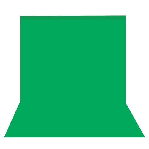 Image of HomeArt 8x10 Feet Green Screen Backdrop for Photography, Chroma Key Virtual Green Background Sheet for Photography Zoom Meeting, Cloth Curtain for Video Studio Streaming Gaming Photoshoot