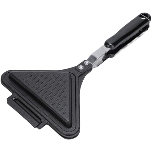 Breakfast Sandwich Maker Double Sided Frying Pan with Handle Baking Multifunction Breakfast Maker for Kitchen Cooking