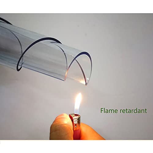 Nappe Transparente PVC Contact Direct Aliments Largeur 60 à 150 cm Multitaille - 4