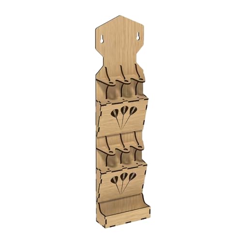 Support de fléchettes mural, organisateur de fléchettes à 6 trous