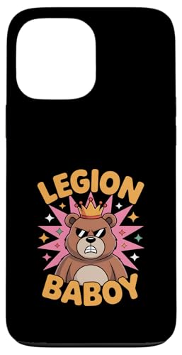 Funny Legion Baboy Angry Bear ���g�� ���� �X�}�z�P�[�X iPhone 13 Pro Max �p