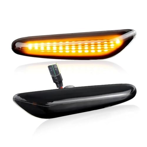 Clignotant latéral LED dynamique BMW X1 E84 et X3 E83 feux de position noirs