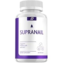 Supranail Capsules for Women and Men - Official Supra Nail Pills Formula for Nail Health Support, Maximum Strength with Vitamin C, Biotin, Zinc & Niacin, SupraNail Pills Reviews 1 Pack - 60 Capsules
