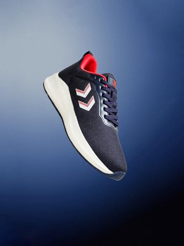 Image of hummel Ultralite Lace Up Sports Shoes for Men with Lightweight TPR Sole Comfortable Breathable and Slip Resitant Ideal for Running Walking Gym Trekking Hiking