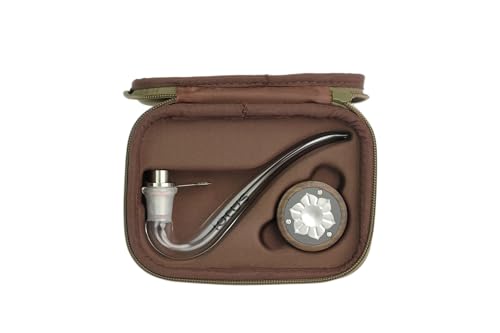 Lotus Vaporizer Kit – Manuell beheizter Vaporizer aus Walnussholz mit Edelstahlplatte, Hybrid-Erhitzung & Zubehörset für vollen Geschmack ohne Akku