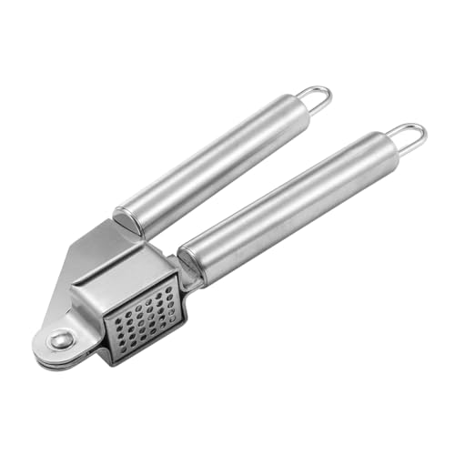 Spremiaglio professionale da cucina, frantoio aglio, tritatutto per aglio, tritacarne lo zenzero, Schiaccia Aglio e Zenzero Senza Fatica e Senza Sbucciare, facile da pulire e durevole