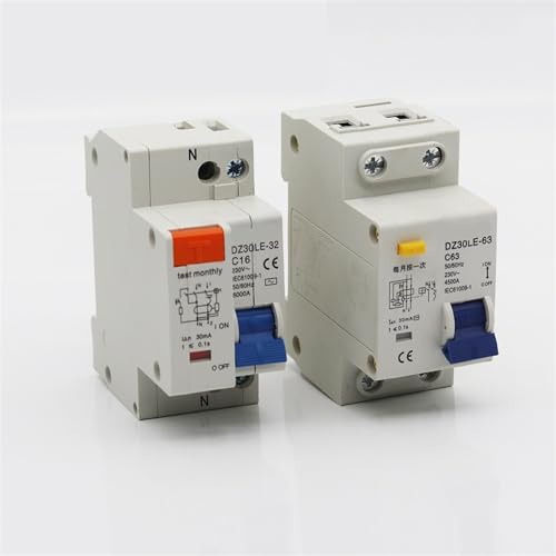 Disjoncteur à courant résiduel DZ30LE 63A 230V pour tableau
