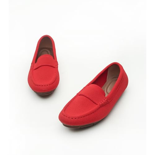 Image of feabtonbd Loafers for Women Comfortable Breathable ShoeCasual Slip On Womens Driving Flats Shoes