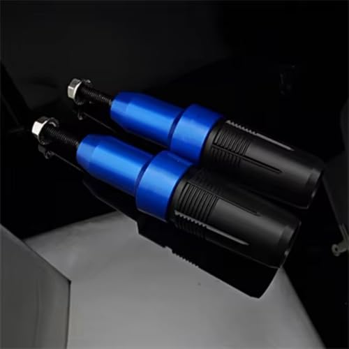 Compatible With Suzuki For GIXXER For 250 SF 250SF 150 150SF 125 150 �t���[���X���C�_�[�N���b�V���v���e�N�^�[�����ی�N���b�V���p�b�h �v���e�N�^�[�X���C�_�[(Blue,1 pair)
