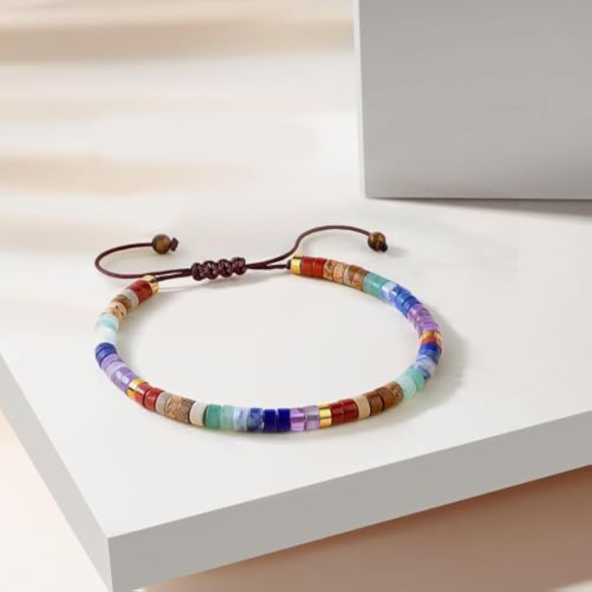 Stylish Amethyst Chakra Bracelet for Meditation & Yoga