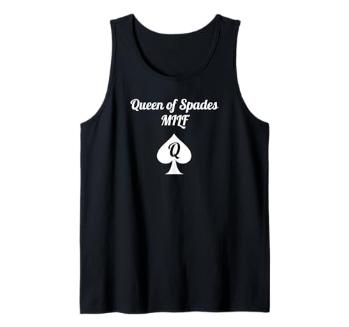 Queen of Spades MILF Ropa para mujer - QOS Tee Camiseta sin Mangas