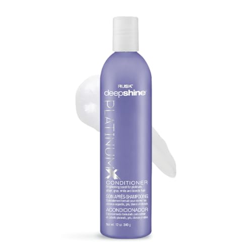 Rusk Deepshine PlatinumX Purple Conditioner, 12 oz