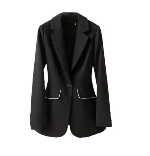 Blazer femme décontracté noir veste idéale du bureau aux sorties printanières