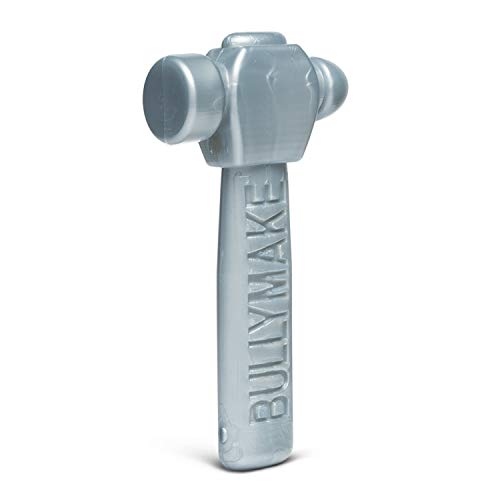 BULLYMAKE - The Hammer - Nylon Chew Toy - Made in USA, gray