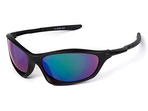 Kiddus Gafas de Sol Deportivas para Niñas y Niños a partir de 6 años. La mejor Seguridad y Protección con Filtro Solar UV400. Para actividades al aire libre.