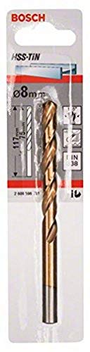 Bosch 2608596731 HSS-TiN DIN 338 Metal Drill Bits