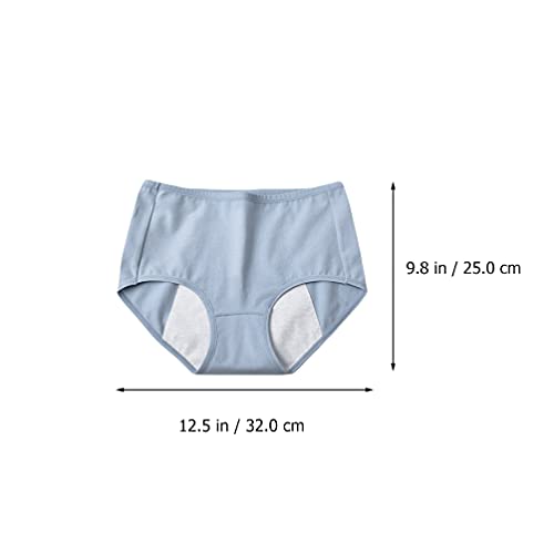 EXCEART 3Pcs Menstruação Período Calcinhas Cuecas de Algodão Das Mulheres À Prova de Vazamento- Orgâ