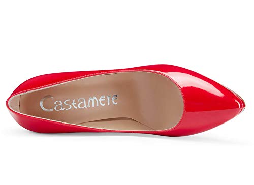 Image of Castamere Womens High Heels Platform Pumps Slip-on Stilettos 12CM Heel Office Dress Shoes