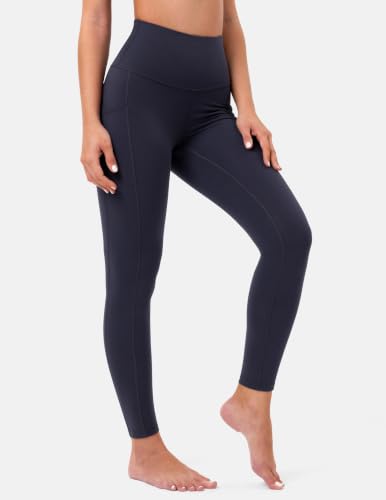 Image of Colorfulkoala Essential 7 /8 Leggings with Pockets | Yoga Pants for Women, Buttery Soft, Tummy Control, Workouts, Pilates, Casual, Gym, Athleisure, 25 inch Inseam