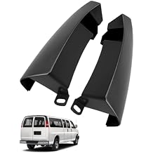 Roof Molding Rear Exterior Fit for Chevy Chevrolet Express GMC Savana 2003-2023 Replace 15215525 15215527, 1 Pair LH & RH Panel Applique Molding
