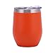 SAMZO 1 pz riutilizzabile thermos bottiglia facile da trasportare pratica durevole arancione acciaio inox 360ml