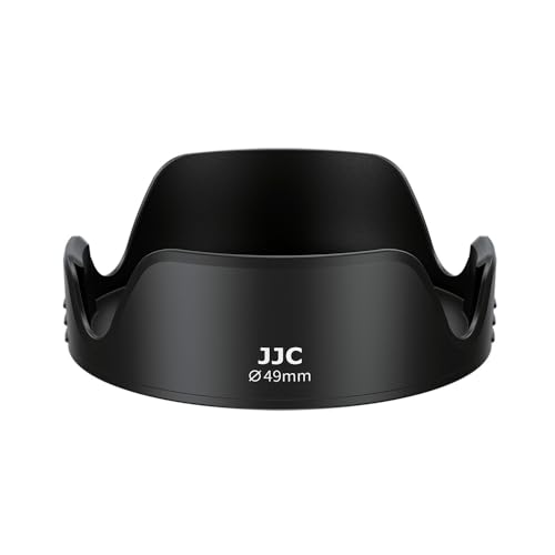 Paraluce universale a tulipano da 49 mm con fibbia inversa parasole compatibile con Canon EF 50 mm STM RF-S 18-45 mm IS STM Sony E E OSS FE