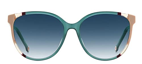 Carolina Herrera CH 0063/S Teal Brown/Dark Blue Shaded 58/17/145 women Sunglasses2