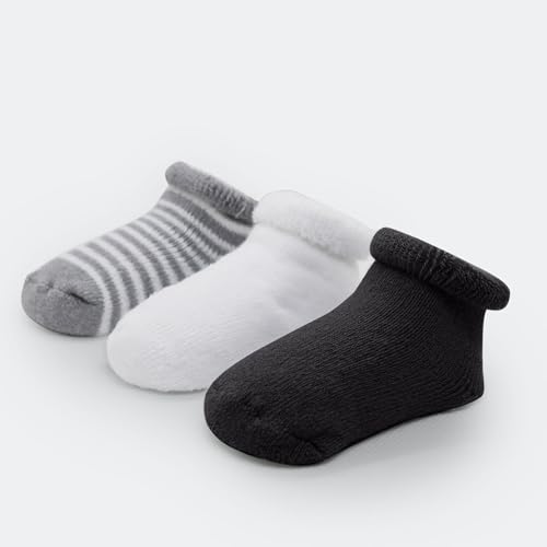 Kushies Newborn Terry Socks3