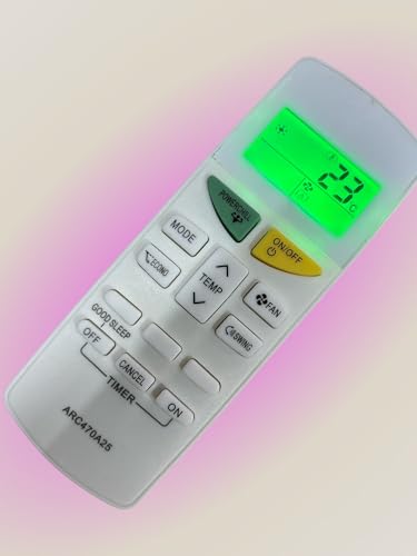 Image of Air Conditioner Remote Compatible with /Replacement for Dalkin Ac Remote | Model -ARC470A25 | Match with Your Existing Remote Before Placing The Order | Exactly Same Will Only Work
