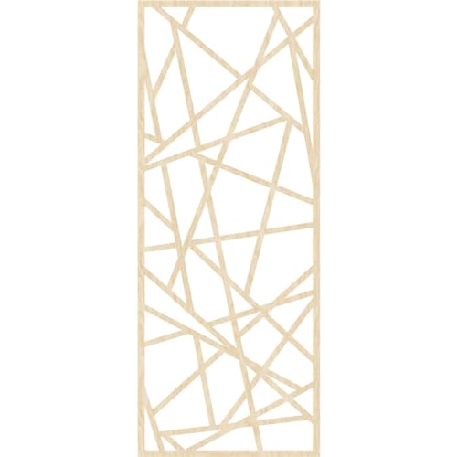 Image of Conway Decorative Pierced Fretwork Wood Wall Panels, 15 3 /8 inchW x 39 3 /8 inchH x 3 /8 inchT, Birch