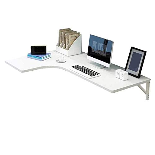 Table abattante murale d'angle avec double support 110cm - 2