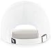 47 MLB White Team Color Primary Logo Clean Up Adjustable Strap Hat Cap, Adult One Size Fits All - Tampa Bay Rays White