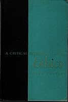 A critical introduction to ethics B0007DT34Y Book Cover