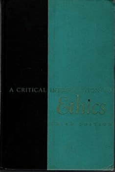 Hardcover A critical introduction to ethics Book