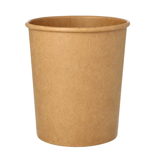 500 Suppenbecher, Pappe rund 940 ml Ø 11,5 cm · 13 cm braun