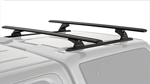 Rhino Rack Cap/Topper/Canopy Complete Roof Rack Kit with Quick Release Legs, Bars, Some Kits Included 65″ Tracks