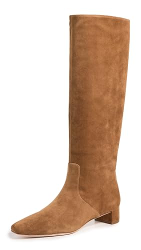 Loeffler Randall Women's Indy Low Heel Tall Boots, Cacao, 10.5 Medium US
